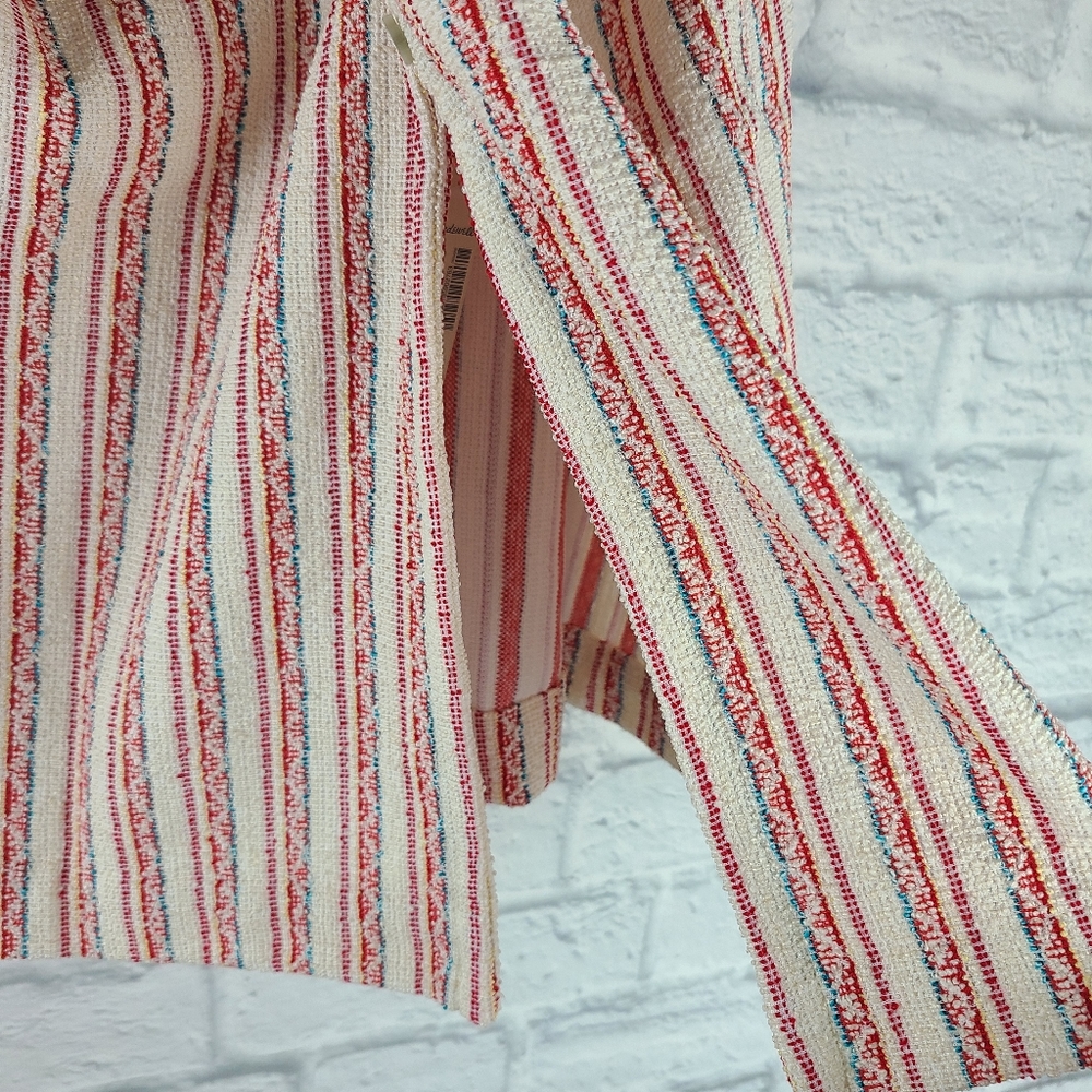 Madewell|NWT Boucle Striped Cross Back Tank Top - Picture 4 of 8